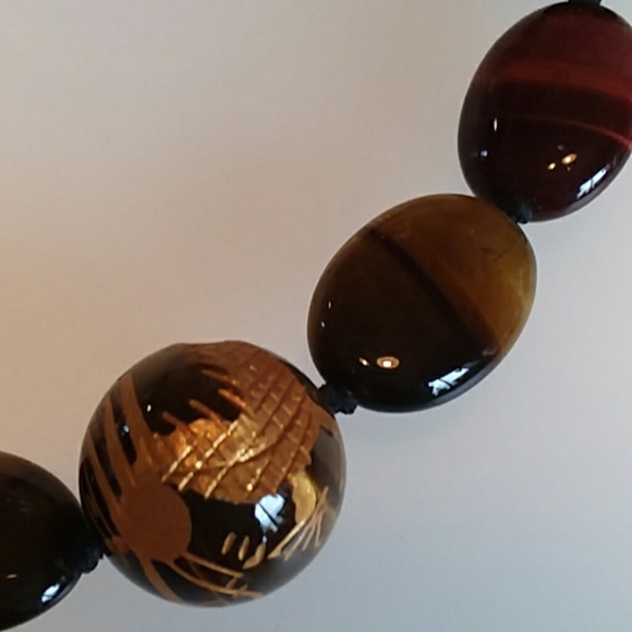 Tiger Eye Necklace by Designs by Ch Lovin. - Picture 2 of 3